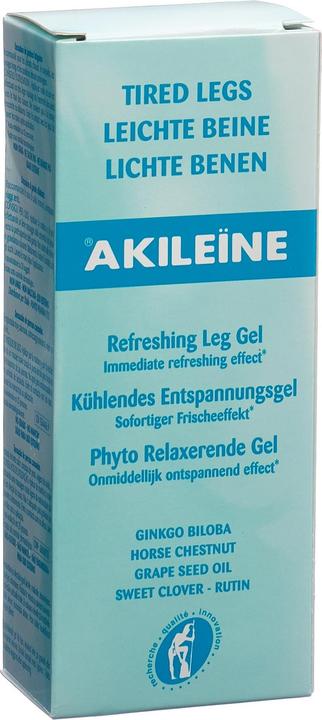 Produktbild Akileïne Leichte Beine kühlendes Entspannungsgel kühl (Fusscrème & Fussgel, 150 ml)