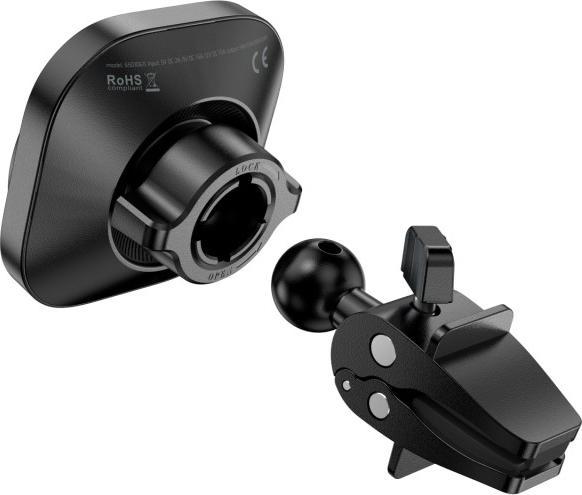 Image du produit Swissten Magstick Compact Magnetic Car Holder With Wireless Charger 15W/7,5W(Compatible Magsafe)