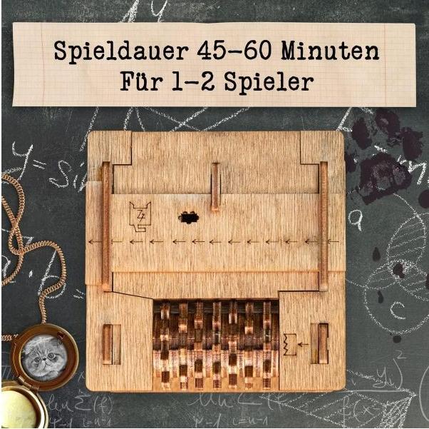 Actual product image iDventure Cluebox - Schrödinger's cat (French, English, German)