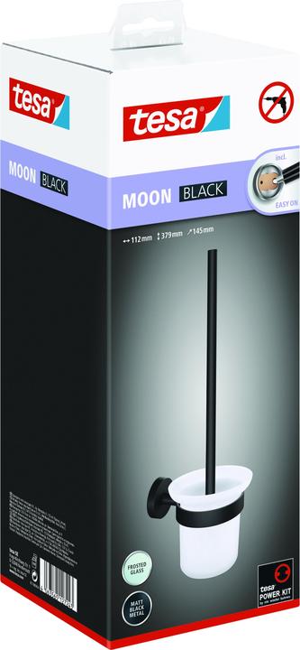 Immagine prodotto tesa Set di spazzole MOON BLACK con soluzione adesiva inclusa senza foratura