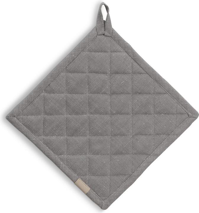 Kela Oven cloth Puro grey (55% cotton, 45% Linen)