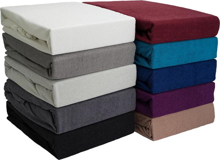 Actual product image Casativo Terry Fixed Sheet Double Bed (140 x 200 cm)