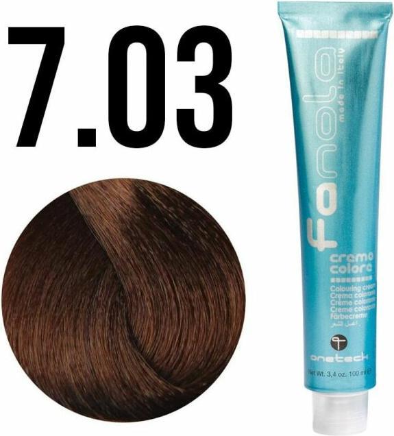 Image du produit Fanola 7*03 Rubio Calido 100ml (Blond chaud blond)