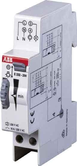 Immagine prodotto ABB E232E-230MULTI10 Timer per illuminazione scale 6VA 0,5-20