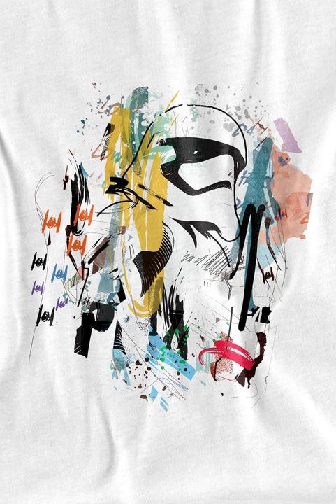 Actual product image Star Wars Mens Stormtrooper Abstract T-Shirt (L)