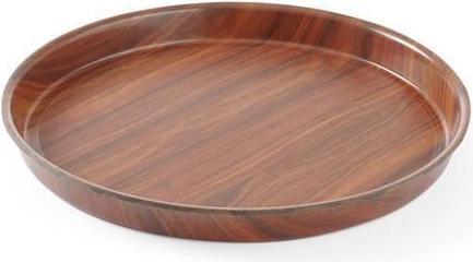 Produktbild Hendi Serviertablett "Woodform" rund, hoher Rand