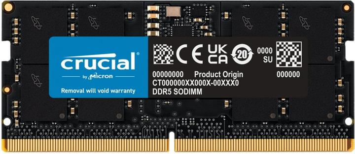 Productafbeelding Crucial SORAM D5 5600 24 GB CL46 (1 x 24GB, 5600 MHz, DDR5 RAM, SO-DIMM)