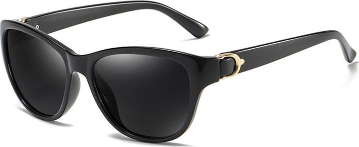 Techsuit - Sunglasses Polarized (A572) - for Women with UV Protection, PC - Black / Gray