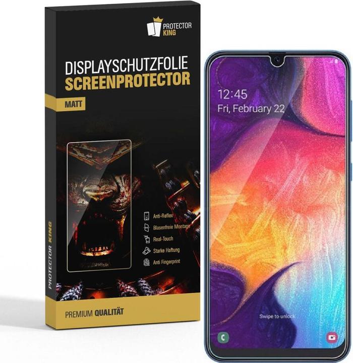 Actual product image Protectorking 4x Displayschutzfolie matt Anti-Reflex entspiegelt (4 Piece, Samsung Galaxy A51)