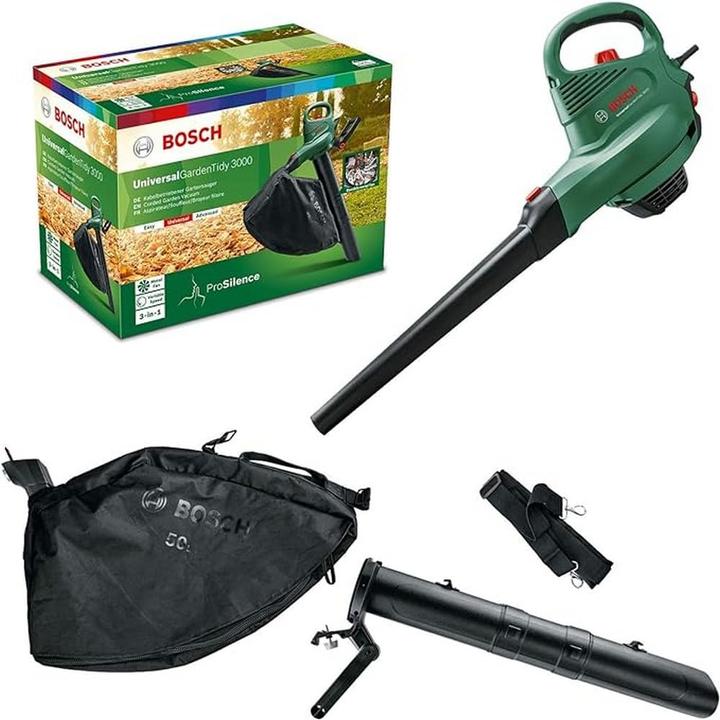 Produktbild Bosch Home & Garden UniversalGardenTidy 3000 (Netzbetrieb, Laubsauger, Laubsauger-& bläser, Laubbläser)