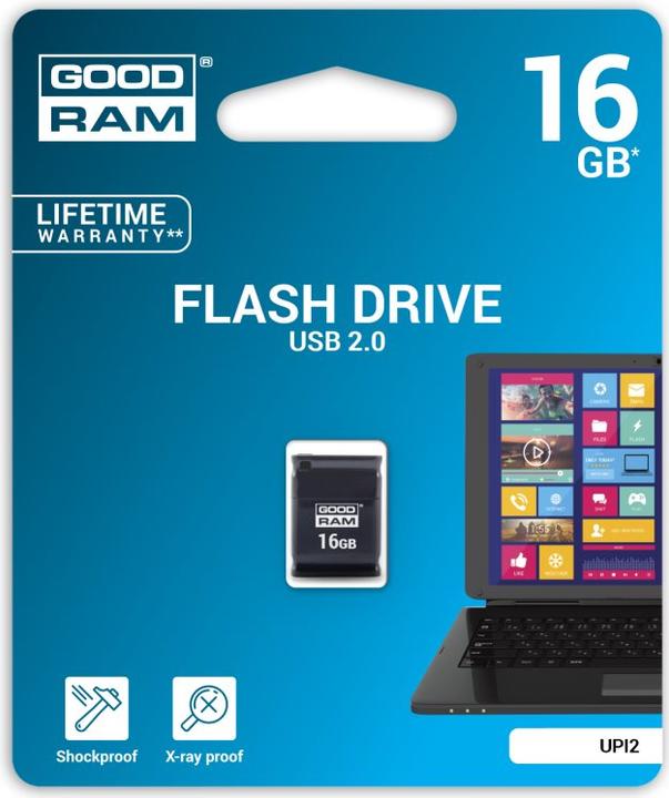 Image du produit Goodram 16GB USB 2.0 (16 Go, USB-A)