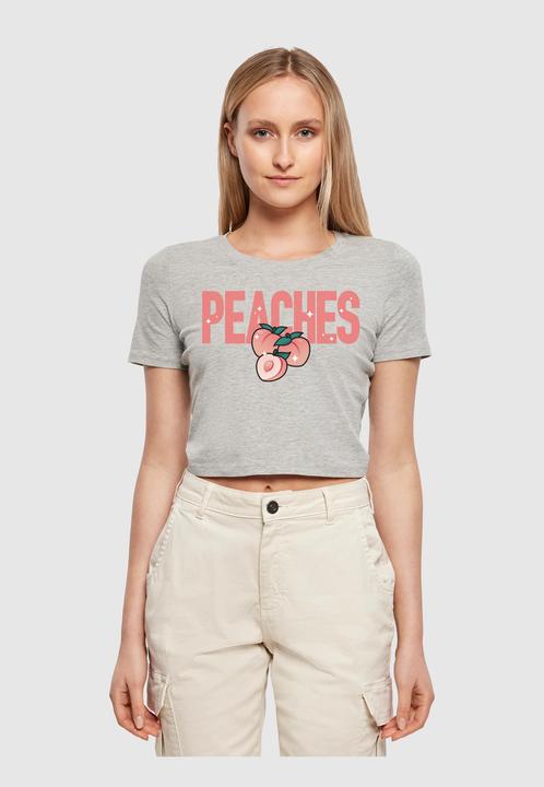 Actual product image Miss Tee Peaches Cropped Tee - 105763 (S)