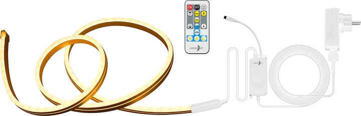 Produktbild Lunartec WLAN-Neon-Streifen mit CCT-LEDs (Warmweiss, 500 cm, Indoor)