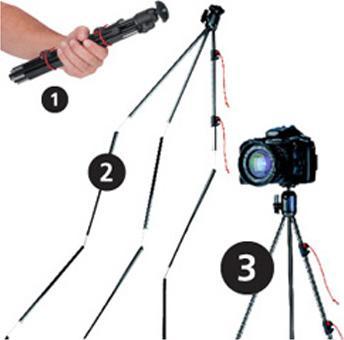 Produktbild Tamrac Zipshot, Tripod Stativ, ausklappbar