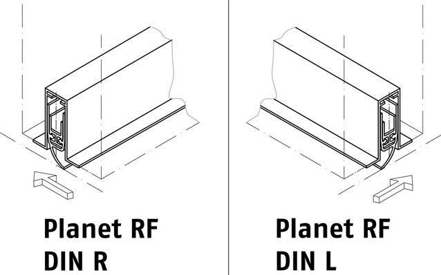 Actual product image Planet Door drop seals RF