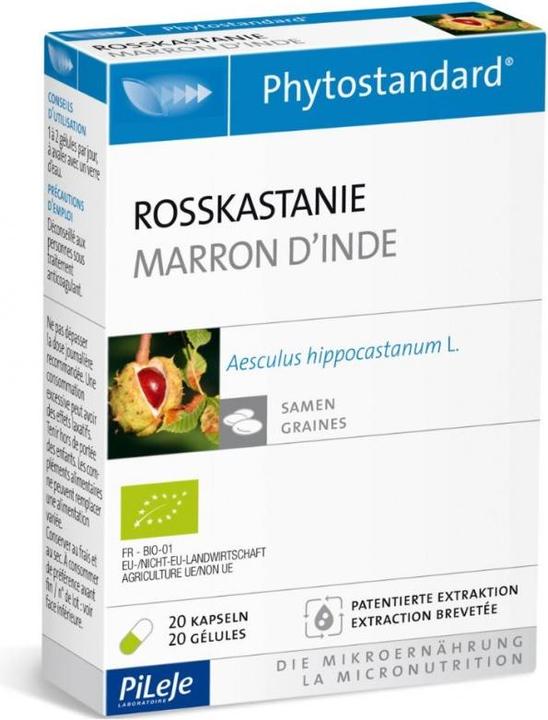 Image du produit Phytostandarts Marron d'Inde en gélules (20 pièce(s), Capsules, Cachets, 20 g)