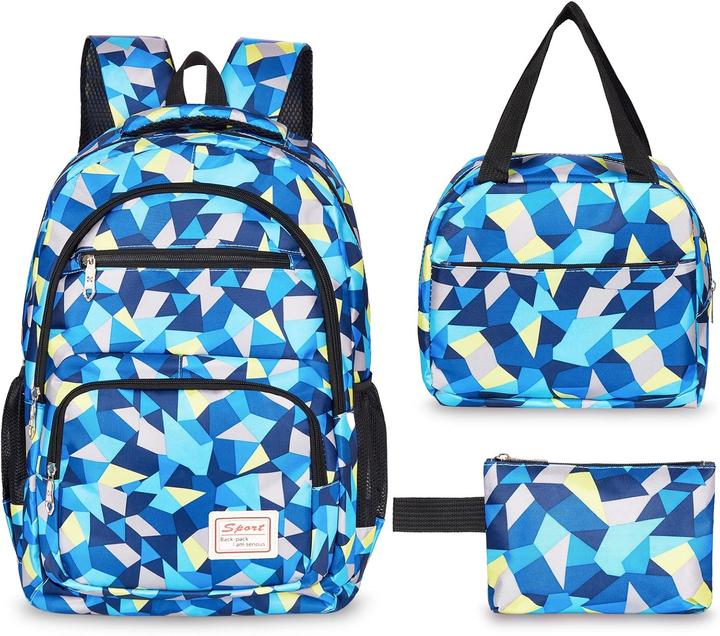 Actual product image Sarsumir 3-teiliges wasserdichtes Schulrucksack-Set