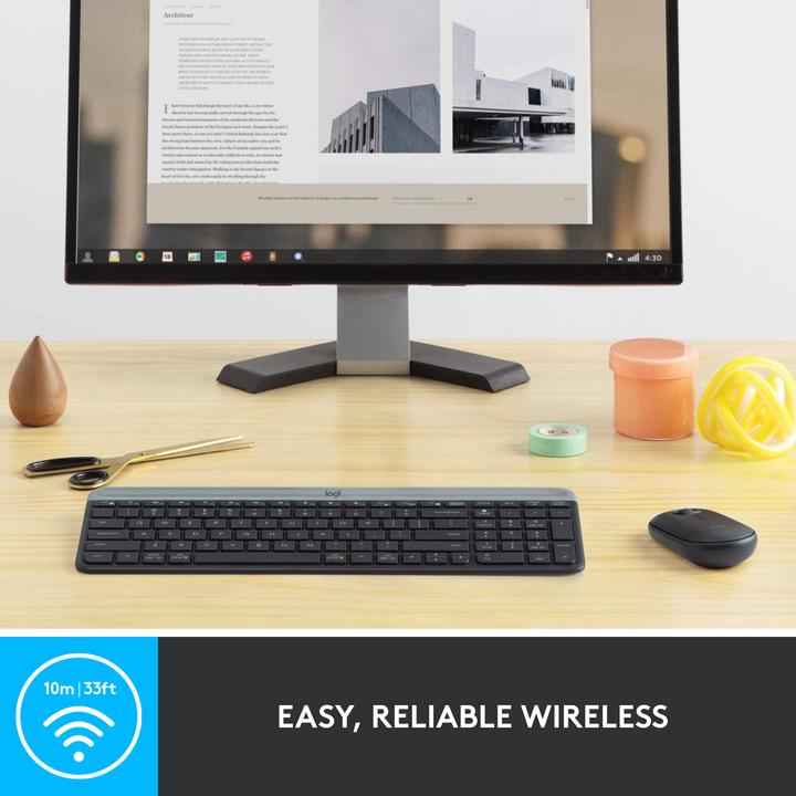 Produktbild Logitech MK470 Combo (CH, Kabellos, Docking)
