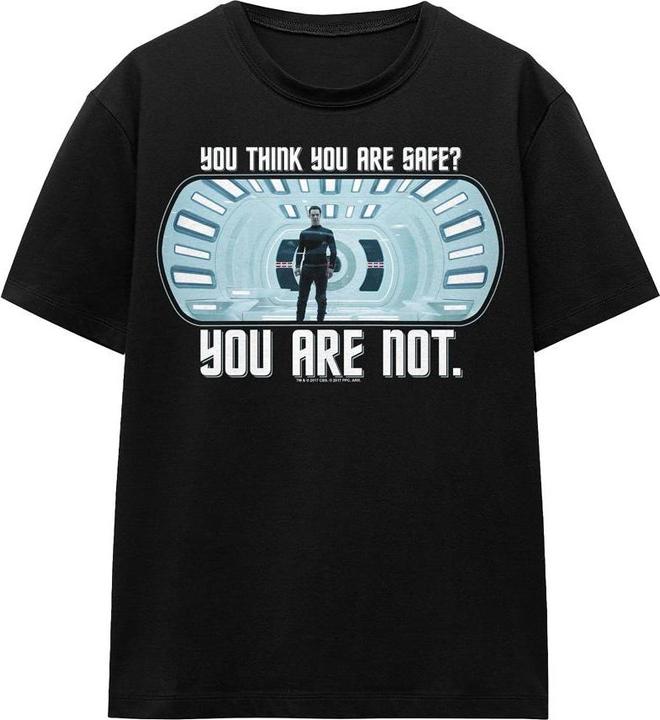 Star Trek: Into Darkness Unisex Adult Not Safe T-Shirt (M)