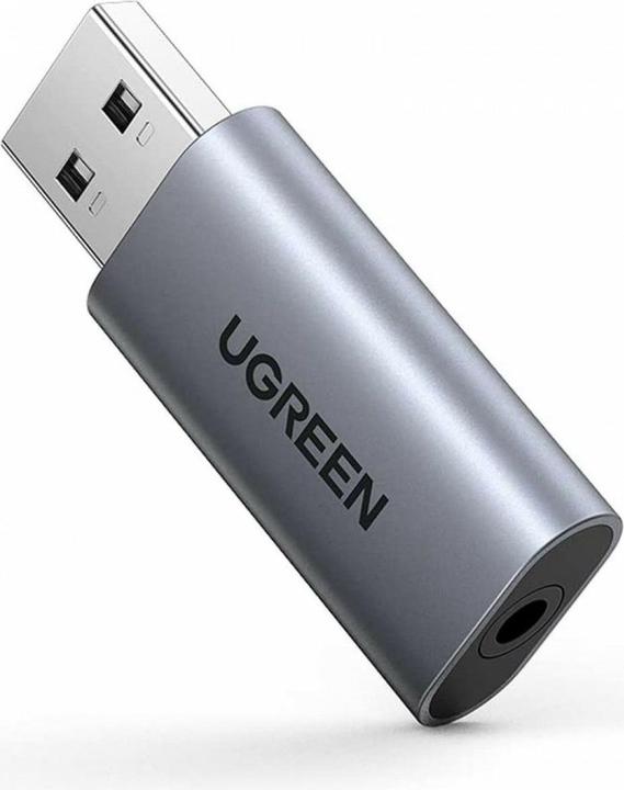 Ugreen USB 2.0 auf Audio Adapter USB Soundkarte Stick (USB)