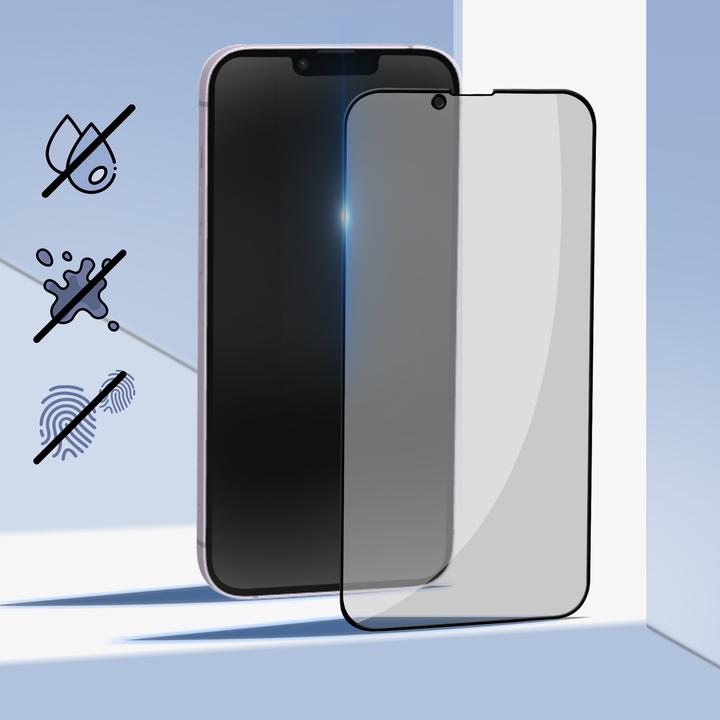 Actual product image Avizar Privacy display film, tempered glass (1 Piece, Apple iPhone 14)