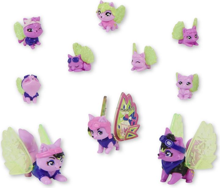 Produktbild Hatchimals Rainbowcation Eierkarton mit Wolf-Familie, Spielset mit 10 CollEGGtibles-Figuren und 2 Zu