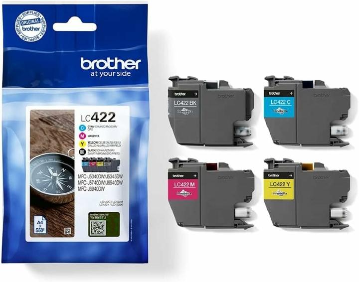 Actual product image Brother and Ink Cartridges Multipack Each cartridge prints up to (M, C, Y, FC)