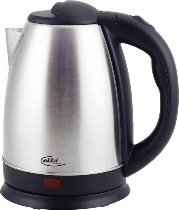 Elta Wasserkocher WK-1800.1, 1,8 L, 1800 W, edelstahl (1.80 l)