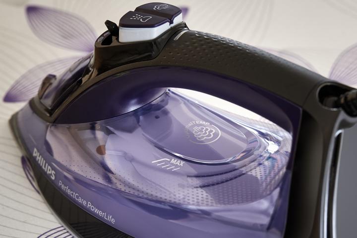 Immagine prodotto Philips PerfectCare GC3925/30 Ferro da stiro a vapore SteamGlide Plus Sole, viola (2500 W, 180 g/min)