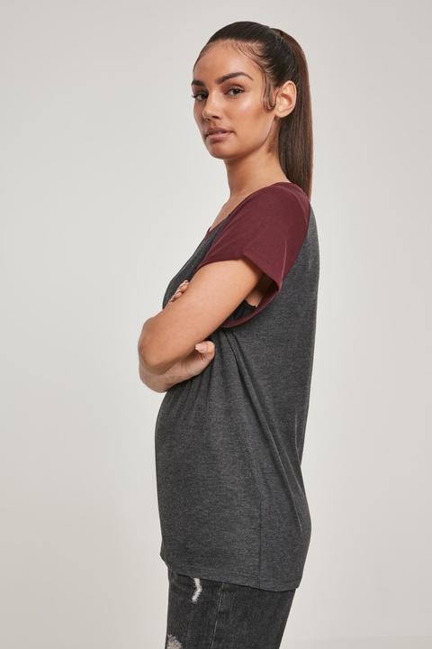 Image du produit Urban Classics T-shirt raglan contrasté pour femmes (4XL)