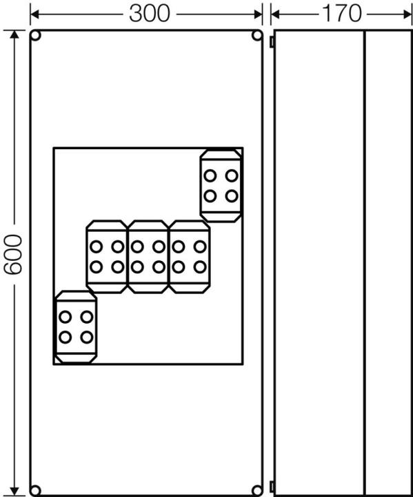 Image du produit Hensel HEN K 2401 Boîtier de dérivation triphasé 5p borne 35-240qmm