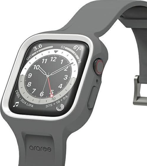 Actual product image Araree etui z paskiem Duple Pro Apple Watch 44/45mm szary/gray AR70-01866C