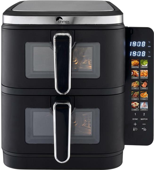 Image du produit Ohmex Double friteuse à air chaud FRY-5502AIR