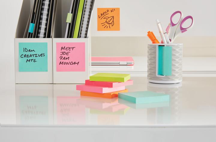 Image du produit Post-it Z-Notes recharge Rainbow (76 x 76 mm)