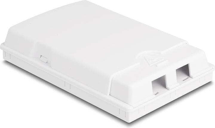 Produktbild Delock LWL Anschlussdose zur Wandmontage für 2 x SC Simplex oder LC Duplex weiss (0.13 m)