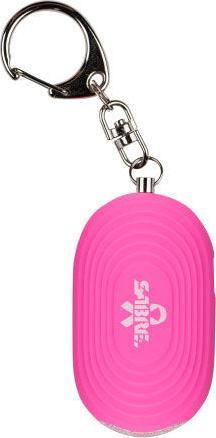 Sabre Schrillalarm 2-in-1 Personal Alarm mit LED Licht & Karabinerhaken, pink