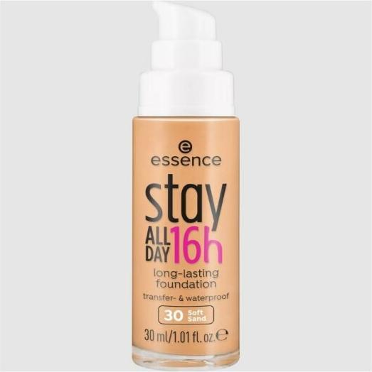 Actual product image essence Foundation Stay All Day 16h Long-Lasting 30 Soft Sand (30 Soft Sand)
