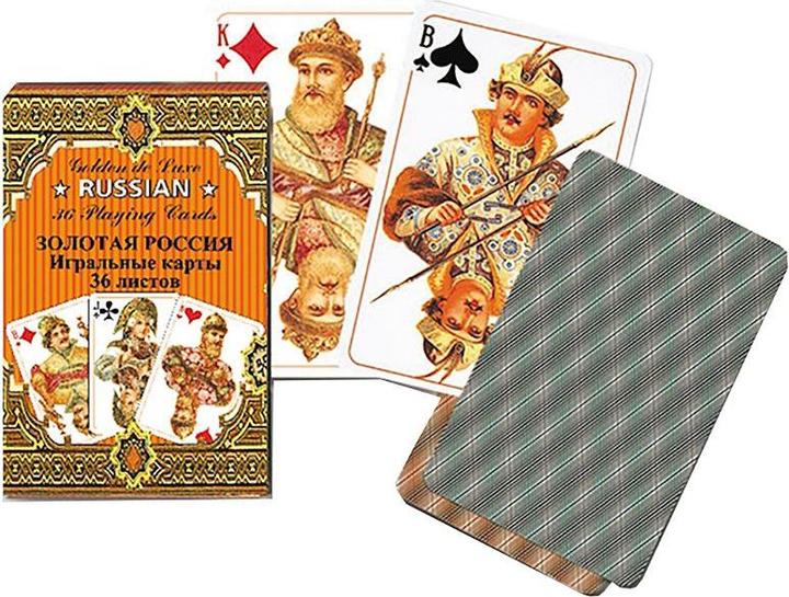 Piatnik Cartes russes en or (Italien)