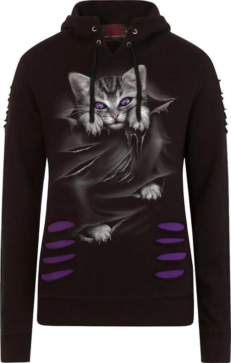 Produktbild Spiral Bright Eyes Kapuzenpullover Zerrissen (M)