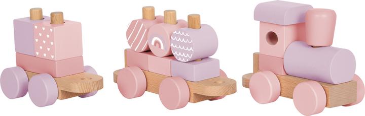 Actual product image small foot Holzzug rosa