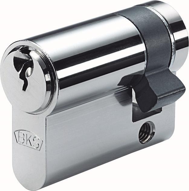 Actual product image BKS Profile half cylinder 8900 35/10 mm Number of keys: 3 different keyings (Profile cylinder)