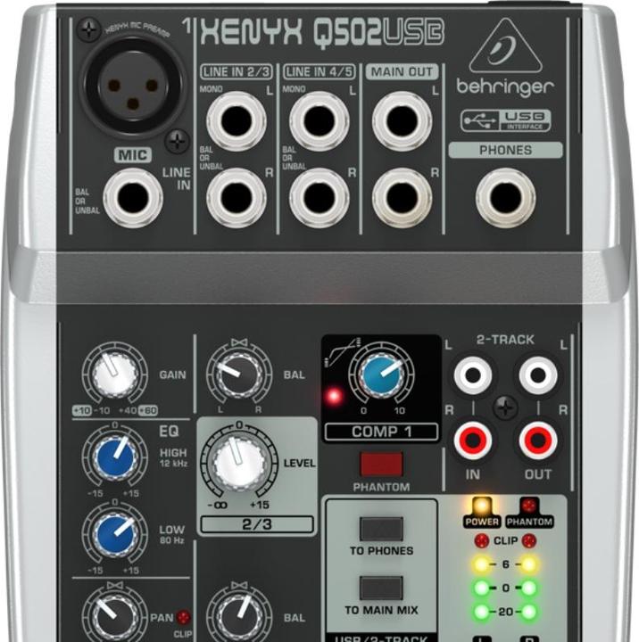 Produktbild Behringer Xenyx Q502usb (Studio- und Livemixer)