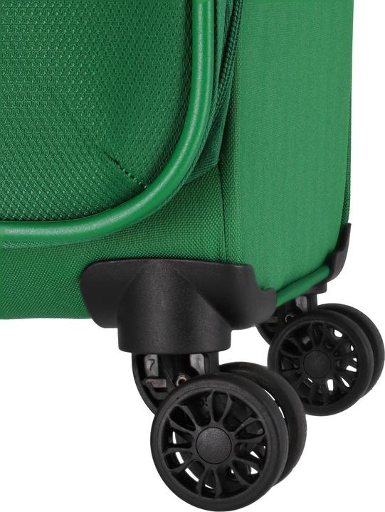 Actual product image Travelite Rügen 4-wheel suitcase set, 3-piece with stretch fold (90 l, XL (from 140l))