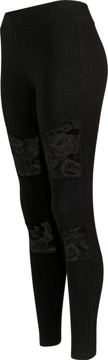 Immagine prodotto Urban Classics Leggings da donna con inserto in pizzo (XS)