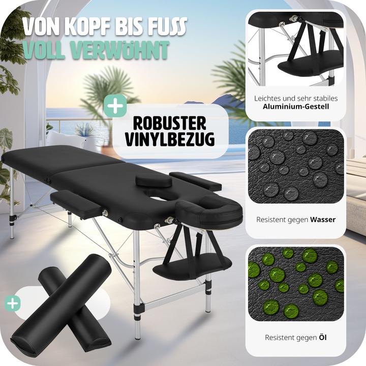 Produktbild tectake 2 Zonen Massageliege