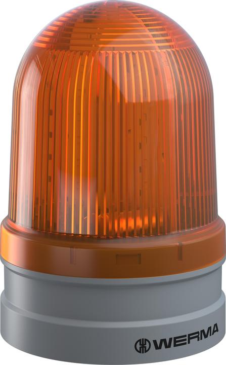 Werma Signal technology Signal lamp Maxi TwinLIGHT 12/24VAC/DC YE Yellow 24 V/DC