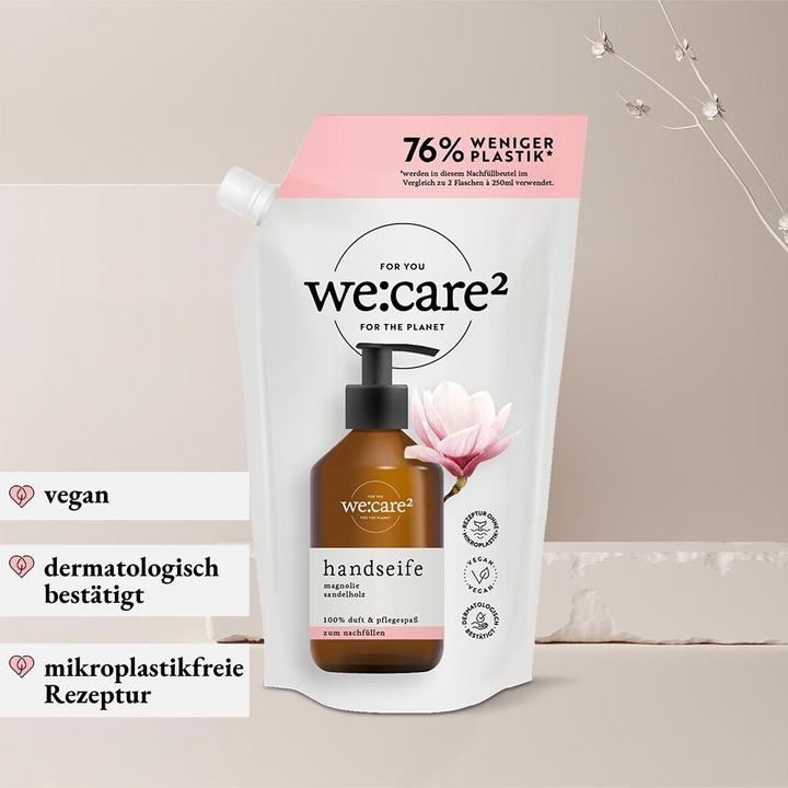 Actual product image we:care2 Refill bag (Liquid soap, refill, 500 ml)