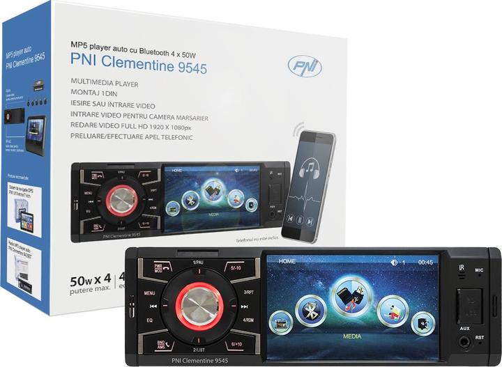 Produktbild PNI Auto-MP5-Player Clementine 9545 1DIN-Display 4 Zoll, 50Wx4, Bluetooth, UKW-Radio, SD und USB, 2