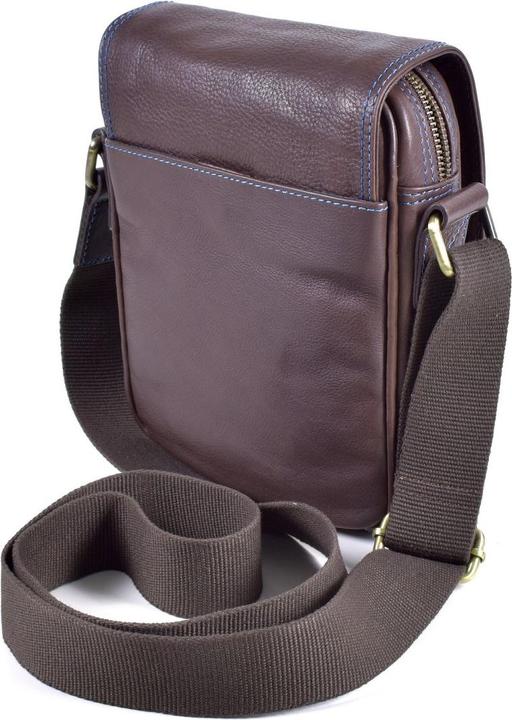 Actual product image Miguel Bellido Leather bag with flap 23.5 cm