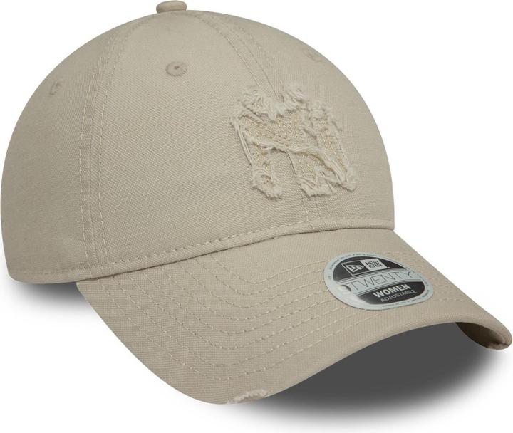Actual product image New Era 9Twenty Ladies Cap - DISTRESS New York Yankees stone